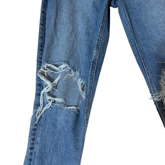 American Eagle Outfitters Blue Skinny Jeans Distressed - Picture 4 of 6